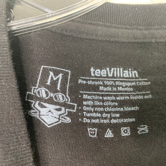 Tee Villain tshirt Trick Me Into Treating You Badly Cheshire Cat Alice unisex M - Picture 6 of 7